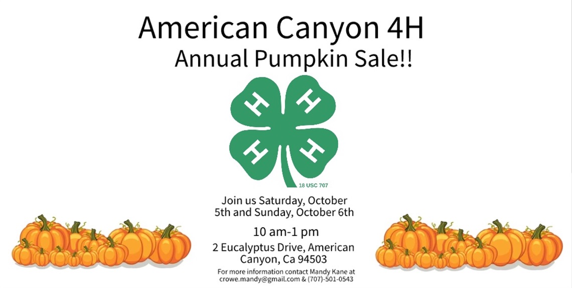 AC 4H Annual Pumpkin Sale 